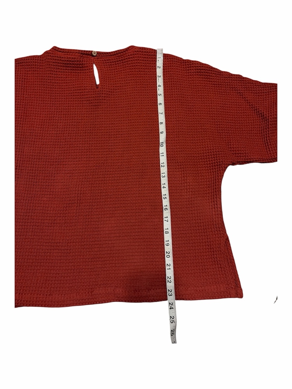 Miou Muse Brick Red Waffle Knit 2 Pc Set New Without Tags M - Picture 9 of 11